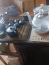 皇威马 移动茶桌家用小茶台竹木茶车茶几茶具套装自动烧水壶一体茶水柜 65长单门+玻璃电器+黑陶 实拍图