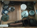 象运福养壶笔实木黑檀茶台刷子功夫茶具配件红木花梨清洁笔茶道六君子 胡桃大钻养壶笔 实拍图