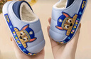 汪汪队立大功（PAW PATROL）汪汪队儿童棉鞋男童女童秋冬季防水防滑棉拖鞋宝宝毛毛拖鞋可外穿 3662棉鞋阿奇蓝色 28 /29#内长17cm #适合脚长16cm 实拍图