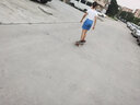 斯威（SWAY）国潮滑板专业板成人初学者男双翘板四轮儿童滑板车大童女青少年长板闪光刷街代步 流氓兔-刷街款(加宽轮+护具和大礼包) 实拍图