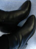 爱步（ECCO）时装靴 冬季简约通勤方头粗跟短靴皮靴女 型塑290633 黑色29063301001 36 晒单实拍图