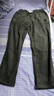 马登工装美式复古灯芯绒束脚长裤松紧腰条绒滑板锥型直筒休闲裤子男秋 军绿色 L 实拍图
