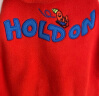 MQD童装男童卫衣中大童针织开衫儿童韩版摇粒绒外套 中国红 130cm 实拍图