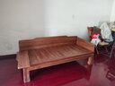 溪木工坊 罗汉床新中式推拉实木沙发床带抽屉炕桌榆木明清经典罗汉榻客厅 素面拙朴推拉罗汉床+垫子 实拍图