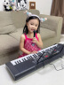 俏娃宝贝（QIAO WA BAO BEI）儿童电子琴小钢琴女孩宝宝3-6周岁小孩生日礼物智能灯光初学乐器 实拍图