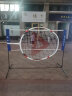 百斯卡标准羽毛球网架便携式 移动网柱支架 简易羽毛球架比赛专业羽毛球网 A款-2.1米 儿童型（标准高度） 实拍图