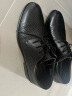 红蜻蜓夏季商务正装系带皮鞋男士镂空皮凉鞋打孔透气 WTA73761L黑色42 实拍图
