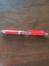 晨光 按动中性笔水笔学生用考试碳素黑色水性签字笔芯水笔0.5mm按压式k35子弹头红笔 【K35 红色12支】 实拍图