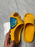 儿童拖鞋男童夏季卡通恐龙室内家居防滑中大童外穿运动凉拖鞋男孩 恐龙【黄色】 34 -35码【内长22cm】 实拍图
