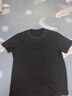 益帛短袖t恤男士夏季新款韩版潮流铆钉钢印五分半袖宽松休闲百搭上衣 黑色 XL【建议115-125斤】 实拍图