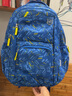 卡拉羊书包初中生男大容量中学生高中生轻便背包女多隔层减负双肩包 5556宝蓝幻型 大号 实拍图