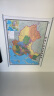 2024升级精装版地图挂图套装共2张 中国地图+世界地图（尺寸约1.5米*1.1米 学生、办公室、书房、家庭装饰挂图  无拼缝） 实拍图