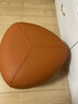 比尔迪（BIERDI）家用矮凳坐墩客厅创意软座沙发凳皮墩子沙发凳软座门口换鞋凳脚凳 橙色【硅胶皮】 32cm 大号【坐面46*高32】 实拍图