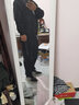 写璇（XIEXUAN）长袖t恤男士衣服男装秋衣潮流秋装上衣春秋冬季圆领卫衣打底长袖 【两件装】061深灰色＋061黑色 3XL 【建议150-165斤】 实拍图
