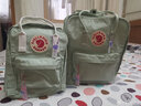 FJALLRAVEN北极狐双肩包kanken男女户外大容量书包电脑包运动旅行背包23510 631-241叶绿/桃沙色 16L【可容纳14寸笔记本电脑】 实拍图