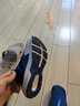 亚瑟士（asics）童鞋夏季新款男女儿童凉鞋透气运动跑步凉鞋 400蓝白色 (偏大,建议选小一码) 28.5 实拍图