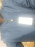 啄木鸟外套男秋冬季潮流宽松休闲男士夹克加绒加厚棒球棉服秋冬男装衣服 四粒扣藏青色 L 建议100-110斤 实拍图
