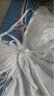 衣舞魅妃:网红爆款性感睡衣带胸垫夏季冰丝睡裙蝴蝶结性感美背大码睡衣 白色(带胸垫睡裙) M(80-105斤) 晒单实拍图