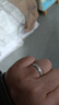 Colaivkloia情侣戒指男女对戒银一对磨砂款可调节婚戒情人节生日礼物送男女友 Tk310-男款+60CM皮绳 美号11号 实拍图