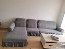 粉小萌裙边沙发套罩全包万能弹力三座贵妃一体式四季通用型老式客厅盖布 深灰 右扶--贵妃（140-180）扶手110内 实拍图