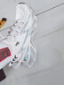 【透气缓震】潮小二潮牌男鞋夏季鞋子休闲运动鞋高帮球鞋增高篮球欧美风刀锋鞋男 白色 41 实拍图