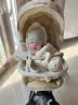 babylove【清仓】婴幼儿连体衣轻薄新生儿羽绒服冬季三防宝宝哈衣连帽爬服 米白色 100cm 实拍图