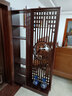 柒妖捌美家 QY BA MEI JIA中式屏风隔断玄关置物架书架装饰柜简约现代可移动木质多层板座屏 高200长100宽30 实拍图