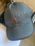 OIMG帽子男夏款网状透气遮阳帽休闲防晒网帽青年中年棒球帽时尚鸭舌帽 深灰色 可调节 实拍图