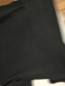 苏洛寻2024春夏季新款冰丝短袖T恤纯色女薄款潮V领体恤韩版宽松上衣 黑色 大款 建议125-155斤 实拍图