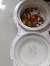 卉亦暮猫碗陶瓷猫食盆猫咪饭碗双碗斜口狗碗喝水碗保护颈椎防打翻 猫爪碗【单碗】 实拍图