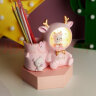 遇上佳人 贝拉兔笔筒带灯摆件 办公室书房创意可爱卡通装饰学生儿童礼物 粉色 晒单实拍图