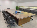 圣黎加厚会议桌长桌培训桌椅组合办公桌5.0*1.5米会议桌 实拍图