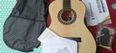 雅萨特奥（YASATEAO)单板民谣吉他38寸初学者吉他新手入门吉它学生乐器  38寸圆角（原木色）+礼包 实拍图