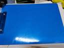 惠朗（huilang）A4带刻度半透明书写板夹文件夹金属强力夹塑料多功能写字垫板 办公用品蓝色 7045 实拍图