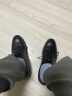 红蜻蜓软底男鞋系带商务圆头休闲鞋正装皮鞋男德比鞋  WTA5712黑色 41 实拍图