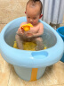 世纪宝贝（babyhood）泡澡桶 婴儿洗澡盆 宝宝儿童浴桶 加厚保温 BH-304木槿蓝 晒单实拍图