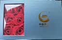 中国黄金（CHINA GOLD）黄金戒指女足金四叶草戒指首饰素圈指环生日七夕礼物送女友老婆 刻字/贺卡*足金戒指 约2g【玫瑰礼盒】 实拍图