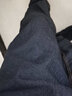 望了型秋冬季加绒加厚牛仔裤男春秋新款直筒牛仔长裤上班男裤休闲工作裤 蓝色8010款(常规) 32 码腰围【2尺5】130-140斤 实拍图