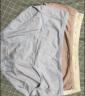 ubras40S莫代尔高弹织带女士内裤女纯棉抗菌裆中腰三角裤（3条装） 椰青灰色+浅桃粉色+柔灰紫色 M 晒单实拍图