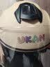 YONGBIN 头盔3C认证摩托车电瓶电动车CCC头盔灰男女通用四季保暖头盔 【3C认证/双镜/防晒】卡其熊-长防晒 成人四季/当天发货 实拍图
