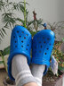 CROCS卡骆驰洞洞鞋贝雅男鞋女鞋轻便耐磨一脚蹬拖鞋休闲鞋|10126 青花瓷蓝-4JL 36 /37(220mm) 实拍图