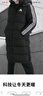 阿迪达斯 （adidas）羽绒服男冬季保暖外套加厚鸭绒长款羽绒服 黑/白01TKD 2XL  实拍图