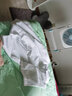 Cszxx大码短袖衬衫男正装加肥加大宽松商务休闲胖子纯色薄款免烫白衬衫 黑色 5XL适合220-240斤 实拍图