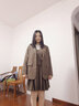 MCJO西装连衣裙女装2024年春秋季新款韩版大码秋季套装女2024法式通勤 西装外套+衬衫+吊带连衣裙 三件 M 建议【90-100】 实拍图