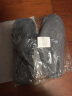 柯奇诺（KQINOKQN）秋冬季家居棉拖鞋男士家用保暖防滑软底情侣拖鞋男冬天大码 灰色（字母款） 42-43 实拍图