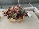 欧城 欧式仿真花套装花瓶摆件美式餐桌花假花装饰花客厅摆设牡丹 24只牡丹加白色花瓶 实拍图