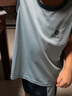 左西男童夏装套装2025儿童夏季速干篮球服运动背心两件套 蓝灰色 120 实拍图