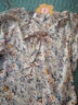 澳曼路 碎花雪纺女短袖2024夏装新款减龄洋气美妈母亲礼物百搭显瘦上衣 粉色花朵 3XL（建议135-145斤） 晒单实拍图