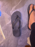 MATXSO·MAX夏季情侣人字拖男时尚欧美男女夹拖凉拖鞋平底沙滩鞋潮流 灰色 42 实拍图