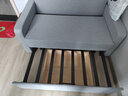 欧荷家具多功能沙发床可伸缩折叠两用小沙发北欧小户型布艺沙发储物双人床 1.4米高密海绵储物款 实拍图